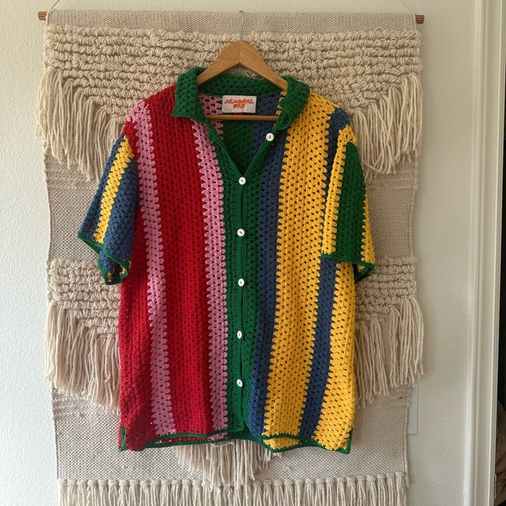 Memorial Day Pramuka Crochet Cardigan